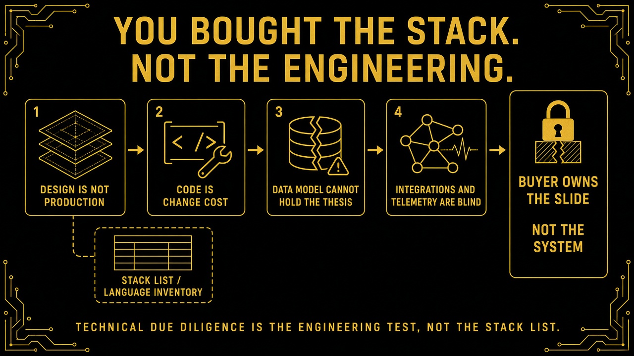 Technical Due Diligence for PE and Mid-Market Buyers